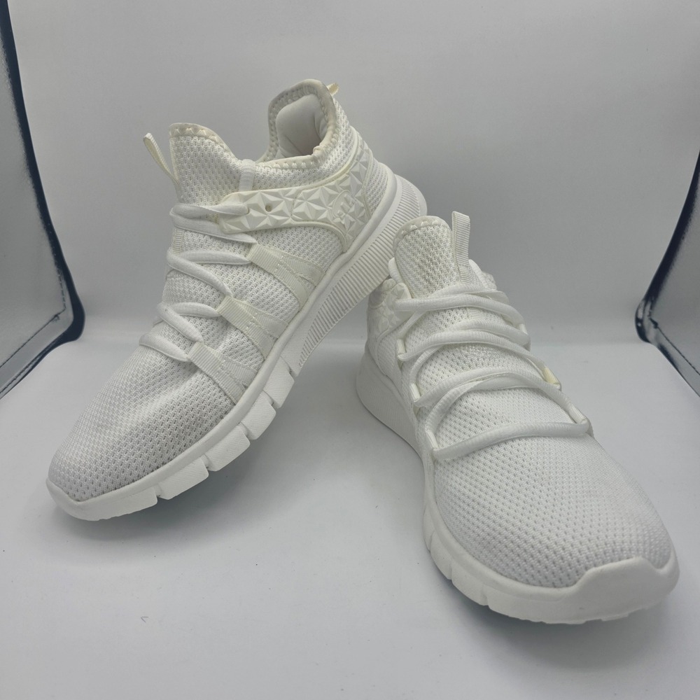 AOE White Mesh Athletic Sneakers Women's Size 9 9.5 EU 40.5 Lightweight